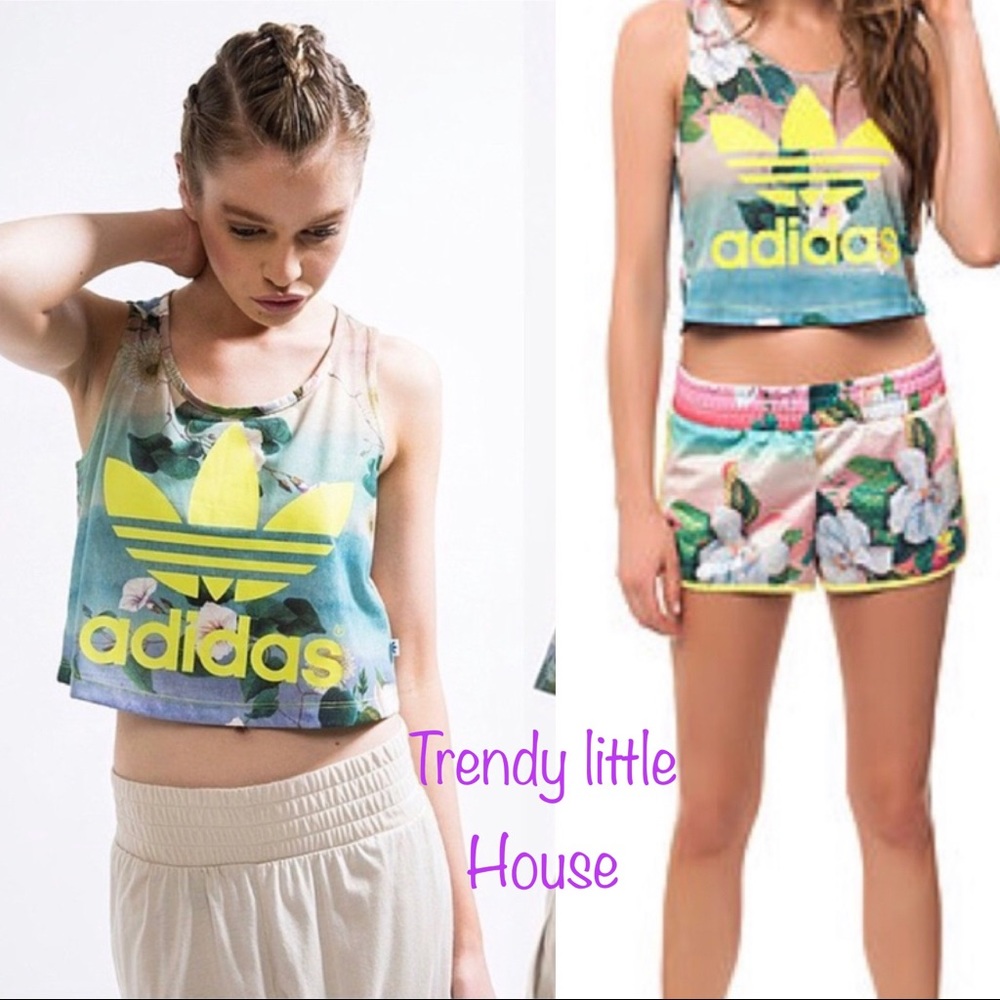 8) Adidas rare Original farm floral Floralina set S
